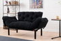 Atelier Del Sofa Nitta - Sofá-Cama de 2 Plazas Negro